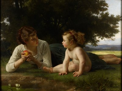Tentación, 1880 de William Adolphe Bouguereau